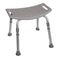 Deluxe K.D. Aluminum Bath Bench without Back