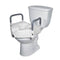 Drive Medical 2 in 1 Locking Elevated Toilet Seat 300 lb Capacity