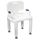 Drive Medical Premium Series Bath Bench with Back and Arms
