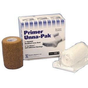 Primer Unna-Pak Compression Bandage 4" Primer and 4" Co-Press Bandage