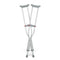 Guardian Red Dot Tall Adult Push-button Auxiliary Crutches 52" - 60"