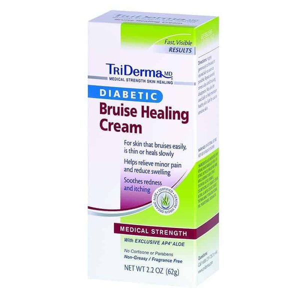 TriDerma Diabetic Bruise Defense Healing Cream, 2.2 oz.