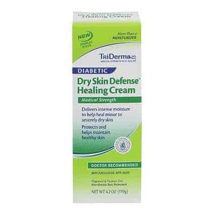TriDerma Diabetic Dry Skin Defense Healing Cream, 4.2 oz.