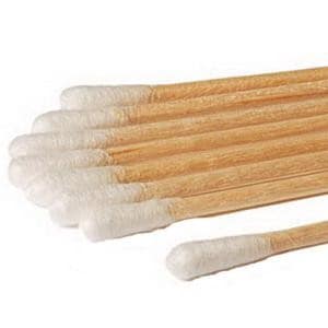 Sterile Cotton-Tip Applicator with Rigid Wood Handle 3"