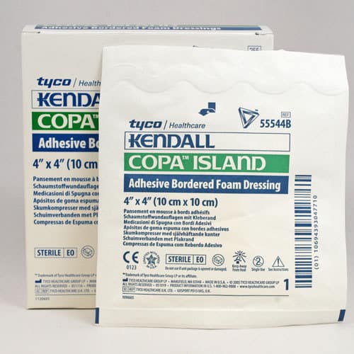 Copa Hydrophilic Island Ultra-Soft Foam Dressing 4" x 4"