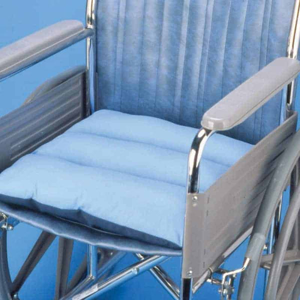 Hermell Total Comfort Chair Cushion with Blue Cover