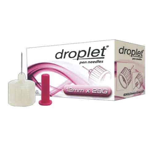 Droplet Pen Needle 29G (0.33mm) x 12mm (100 count)