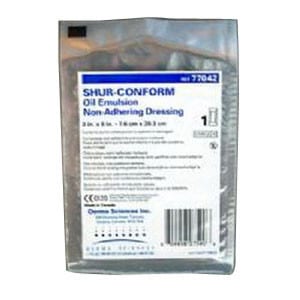 Shur-Conform Oil Emulsion Impregnated Dressings 3" x 8", Sterile 3's