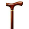 Men's Fritz Handle Cane, Brown Stain, 36" - 37"