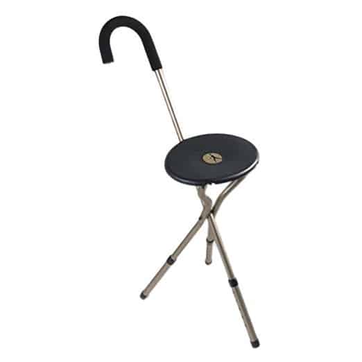 Tri Seat Cane, 8" x 10" Seat, 34" - 38" H Walking