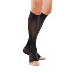 UltraSheer Women's Knee-High Moderate Compression Stockings Medium, Black