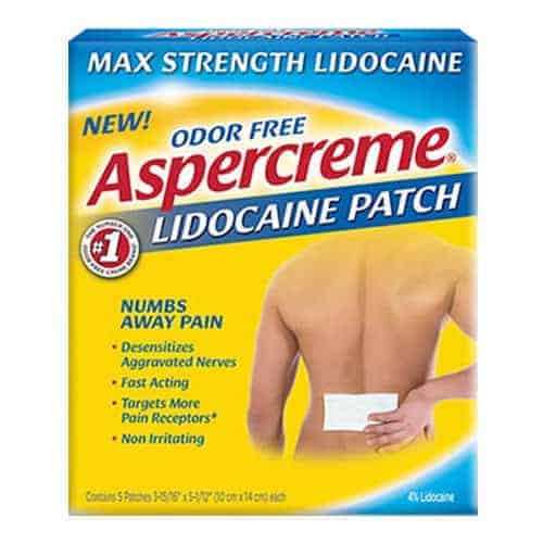 Aspercreme with Lidocaine Patch, 5 ct.