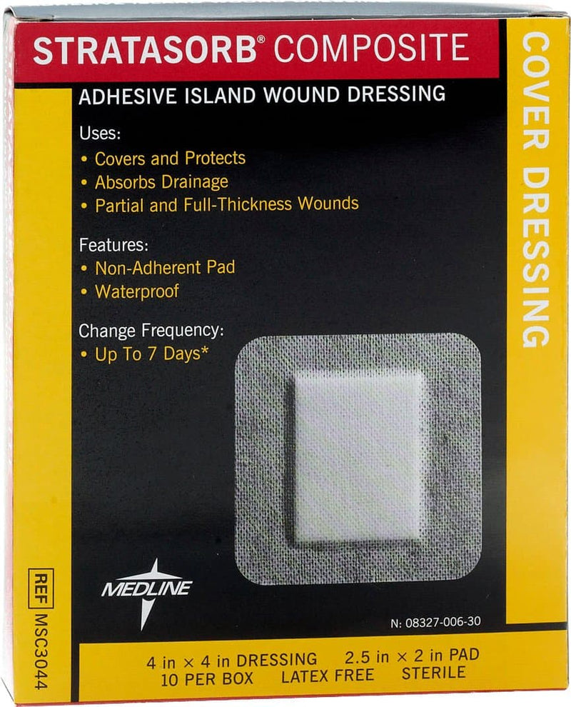 Stratasorb Composite Island Dressing 4" x 4"