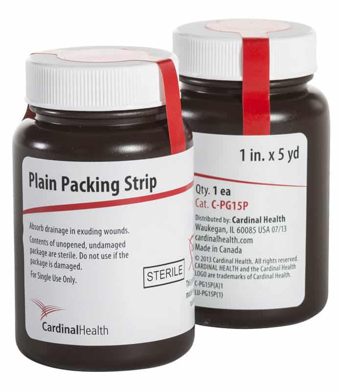 Sterile Plain Packing Strip 1" x 5 yds. Replaces ZG100P