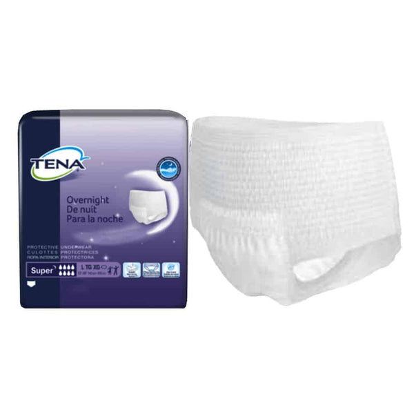 TENA Protective Underwear, Overnight Super