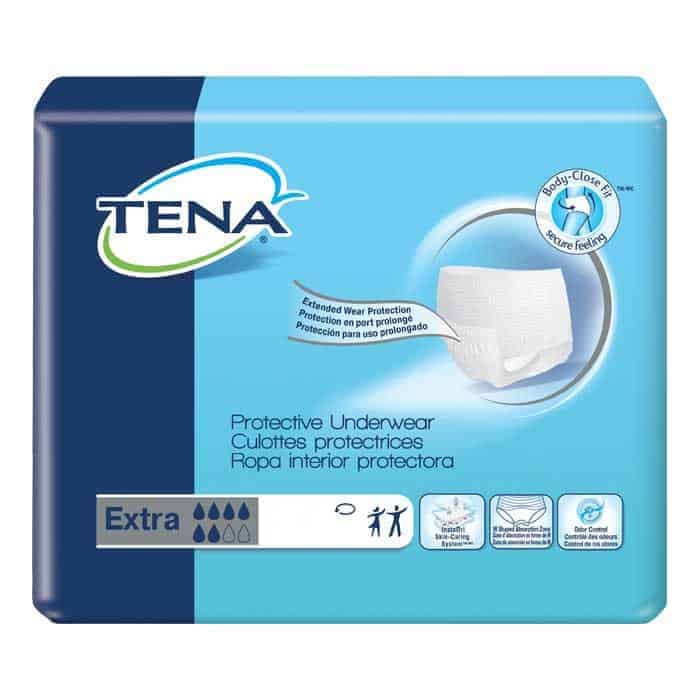 TENA Extra Absorbency Protective Underwear Large 45" - 58"