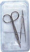 Suture Removal Kit with Littauer Scissors and Metal Forceps