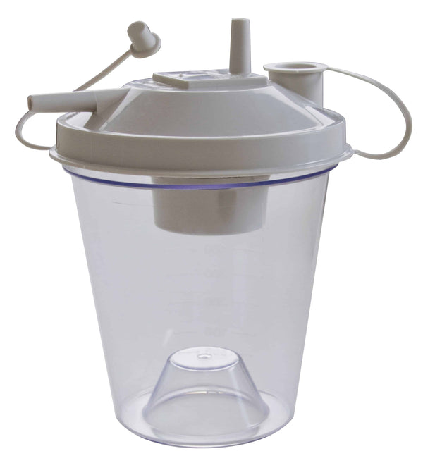Cardinal Health Essentials Suction Canister, 800cc with Floater Top