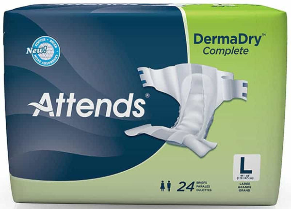 Attends DermaDry Complete Briefs