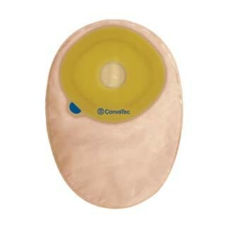 Esteem + One-Piece Pre-cut Closed-End Pouch, Modified Stomahesive, Filter, 12" panel Opaque, 1"