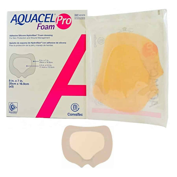 Aquacel Foam Pro Adhesive Dressing, Sacral, 8"X6-3/4"