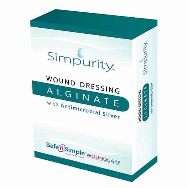 Simpurity Silver Alginate 4" x 5" Pad