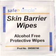 Alcohol Free Skin Barrier Wipe, 2.4" x 2.4"
