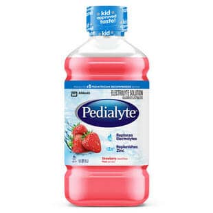Pedialyte Ready-To-Feed, Retail 1 L Bottle, Strawberry