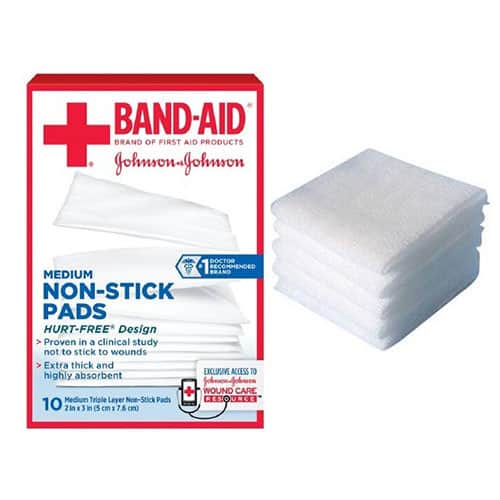 J AND J Band-Aid First Aid Non-Stick Pads 2" x 3"