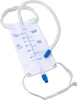 ReliaMed Leg Bag with Twist Valve, 18" Tubing and Straps, 600 mL
