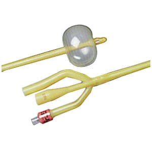 LUBRICATH Continuous Irrigation 3-Way Foley Catheter 16 Fr 5 cc