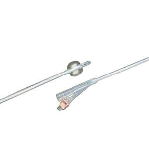 LUBRI-SIL 2-Way 100% Silicone Foley Catheter 14 Fr 5 cc
