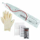 TOUCHLESS Female Red Rubber Intermittent Catheter Kit 14 Fr 550 mL