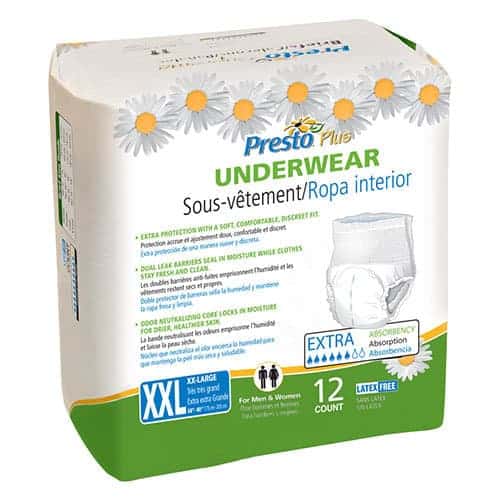 Presto Plus Protective Underwear Maxiumum Absorbency