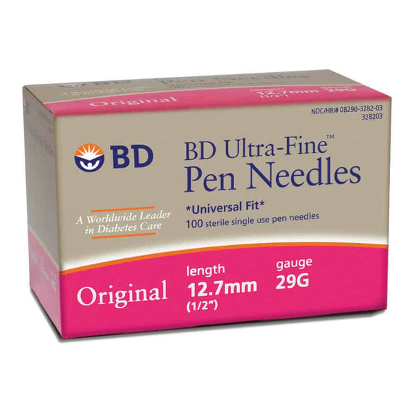 Ultra-Fine Pen Needle 29G x 1/2" (100 count)