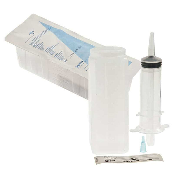 Enteral Feeding Tray with 60 mL Blister Piston Syringe