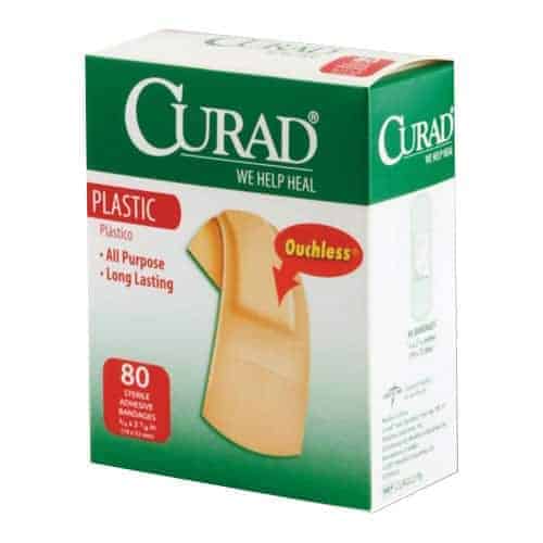 Curad Plastic Adhesive Bandage, Assorted Sizes