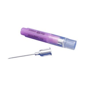 Monoject Rigid Pack Hypodermic Needle with Aluminum Hub 25G x 2" (100 count)
