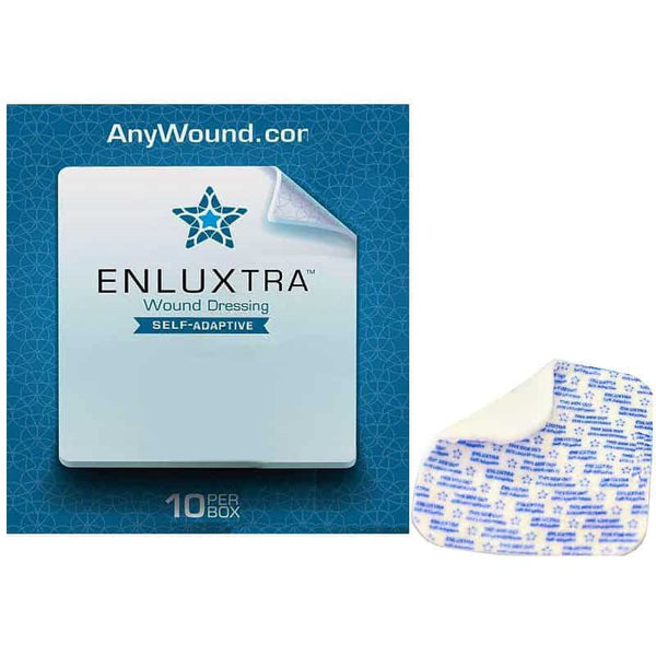Enluxtra Self-Adaptive Wound Dressing, 4" x 4"