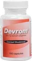 Devrom Capsules, Lactose Free, 100/Bottle