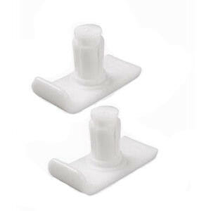 Universal Walker Ski Glides, Fits 7/8"-1",Pair