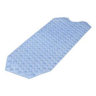 No-Skid Cushioned Bath Mat Blue