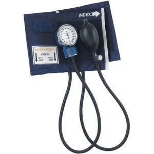 Mabis Economy Aneroid Sphygmomanometer, Latex-Free, Adult
