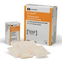 AMD Antimicrobial Foam, Fenestrated, 3-1/2" X 3"