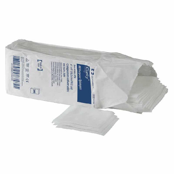 Curity All Purpose Non-Sterile Non-Woven Sponge 2" x 2", 4-Ply