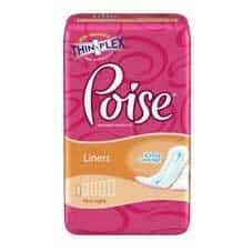 Poise Pantiliners Very Light 8-1/2" Long