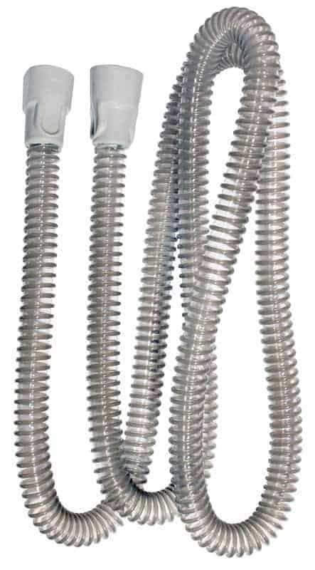 Slim Style CPAP Smoothbore Tubing with 22 mm Cuffs 6 ft. L - Gray