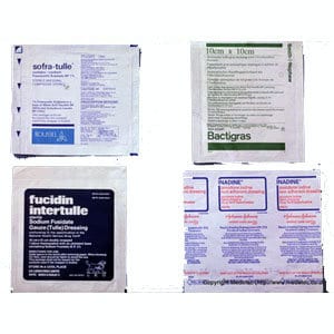 Xeroform Impregnated Petrolatum Dressing 1" x 8", Sterile, Latex-Free